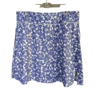 Moteepi Skort Womens 2X‎ Purple Floral Pockets Tennis Golf